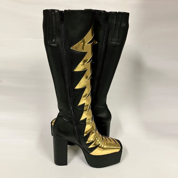 *BARELY WORN* S/S 2022 Jeffrey Campbell KISS-THIS Platform Boots, 8.5. HAWT! - Picture 5 of 11